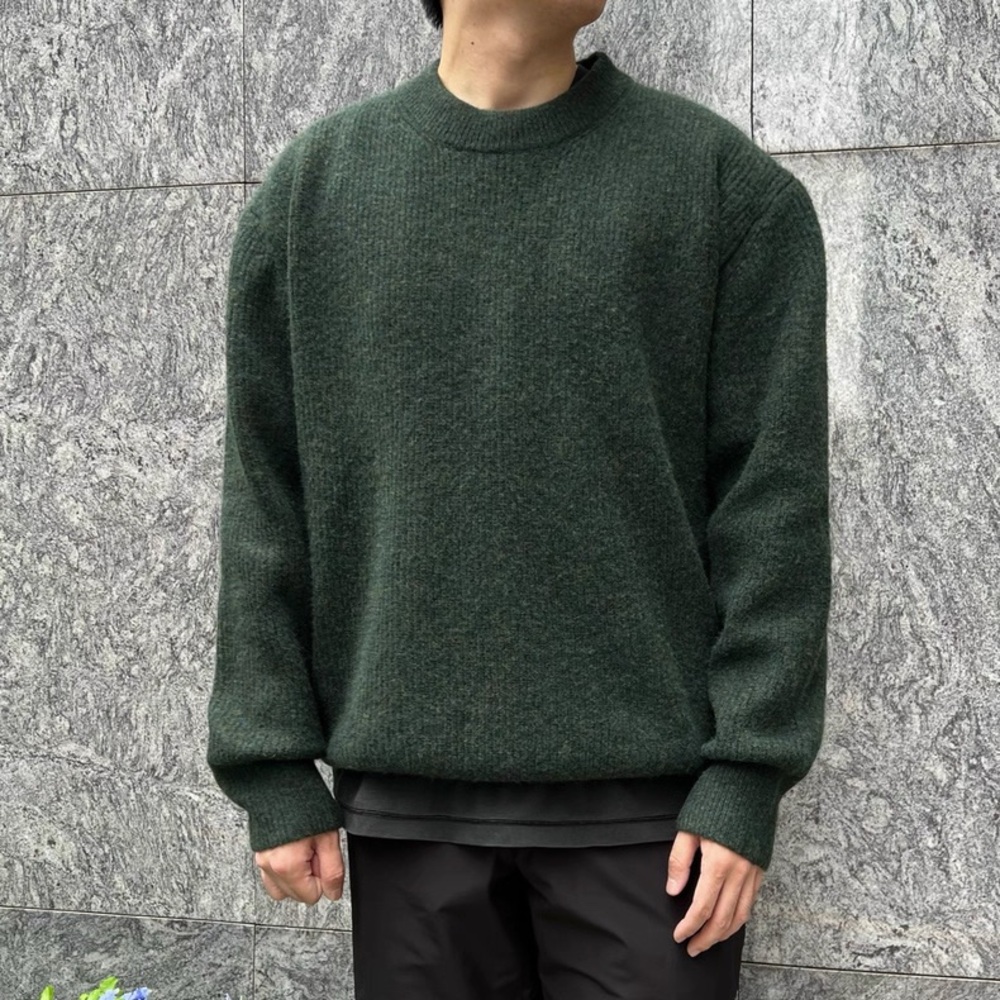 Men's yak Green Sweater